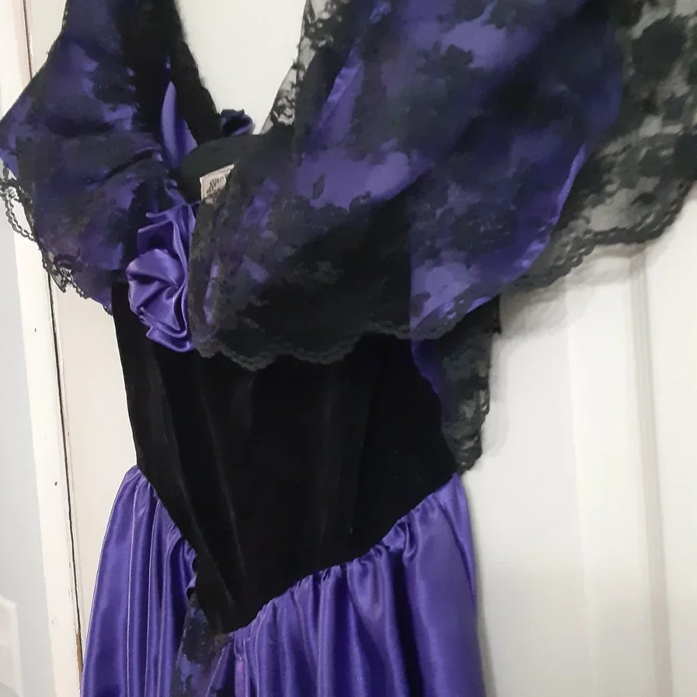 Ashley Nostalgia Gothic Victorian Southern Belle/Wild West Dress - Picture 5 of 7